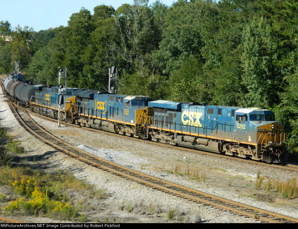 CSX 5292 (ES44DC) 3435 (ET44AH) 434 (AC44CW)